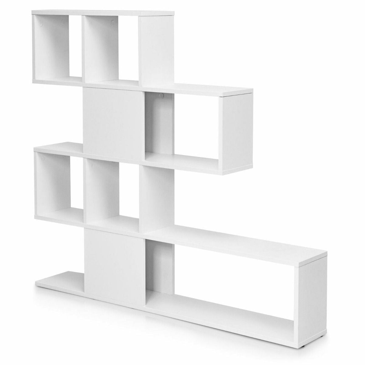 5-Tier Bookshelf for Display and Storage in Home and Office Environments