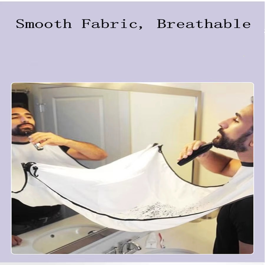 Men's Shaving and Hair Cutting Apron - Dirt Proof, Keep Clean, Stylish and Functional