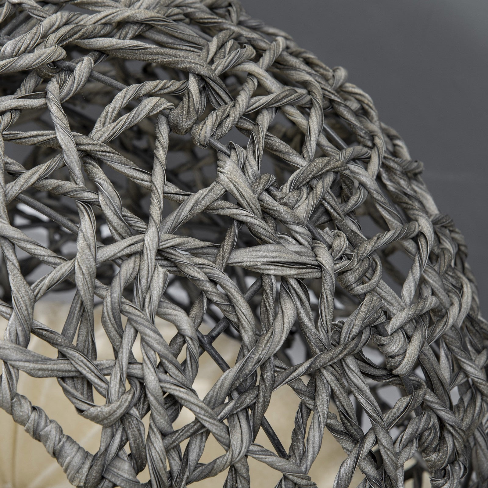 Pawhut Rattan Elevated Cat House Kitten Bed Pet Furniture W/ Cushion Grey