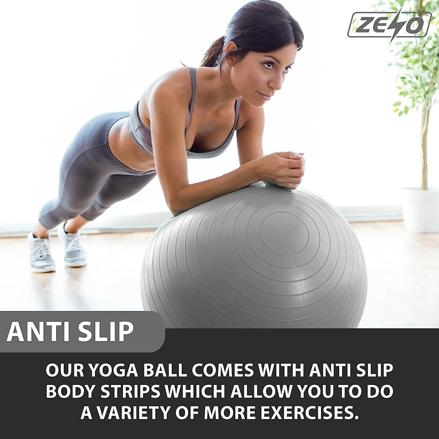 EXERCISE GYM BALL SWISS PILATES YOGA CORE TRAINING