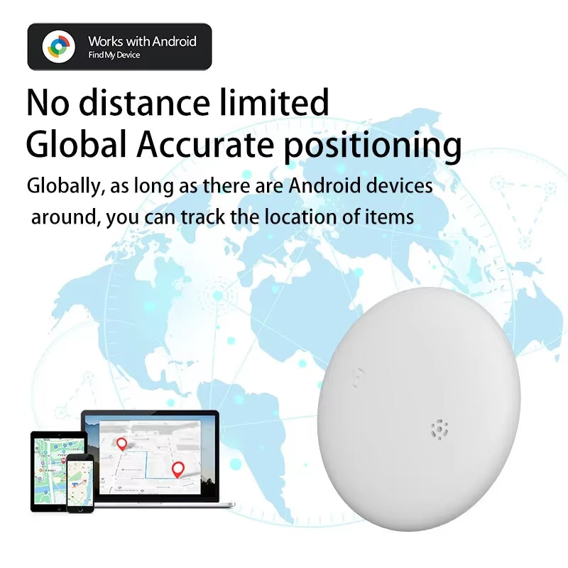 Premium Waterproof Android Airtag with Magnetic Holder – Shockproof Smart Tracker Compatible with Google Find My