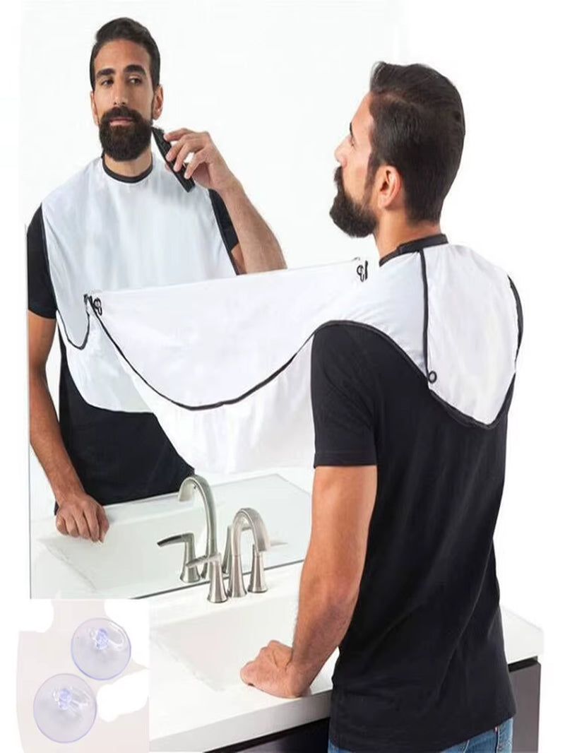 Men's Shaving and Hair Cutting Apron - Dirt Proof, Keep Clean, Stylish and Functional