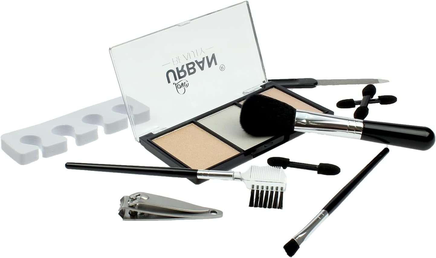 Urban Beauty Divine Vegan French Manicure Makeup Collection – 76-Piece Ultimate Vanity Set