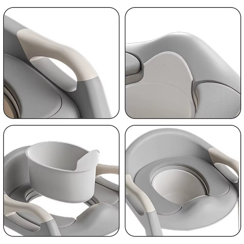 Portable Foldable Baby Potty Training Seat with Step Stool - Ideal for Easy Toilet Training