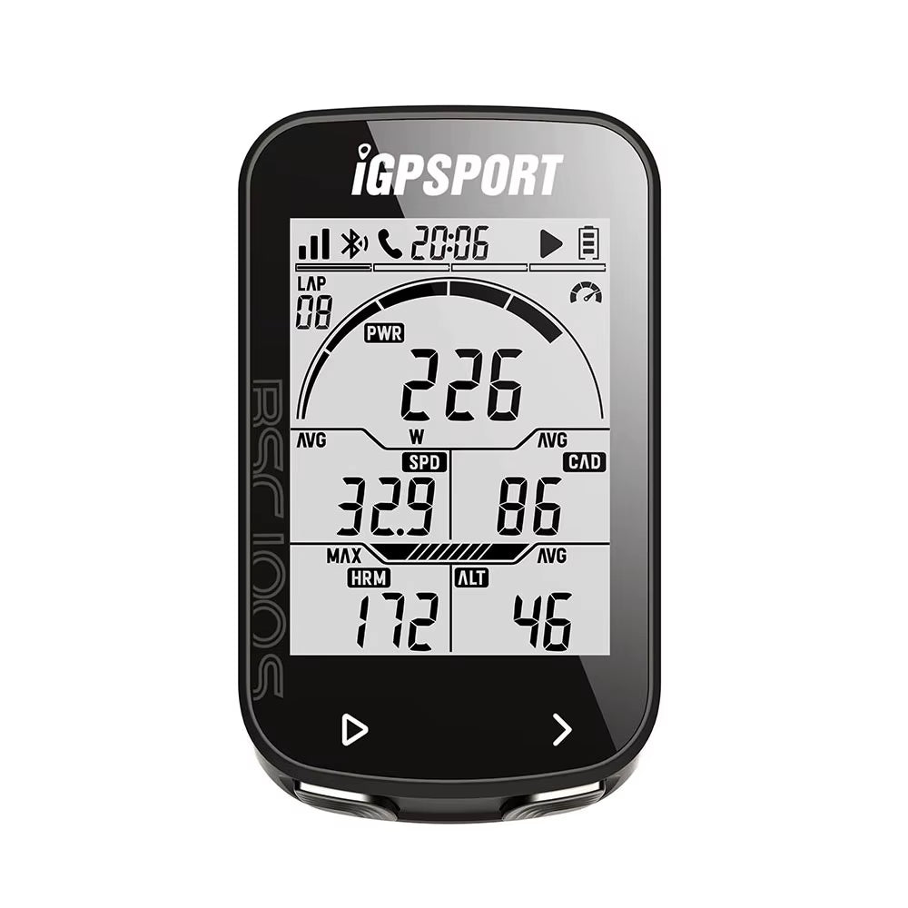 BSC100S Wireless GPS Bike Computer - Digital Speedometer & Odometer for Cyclists