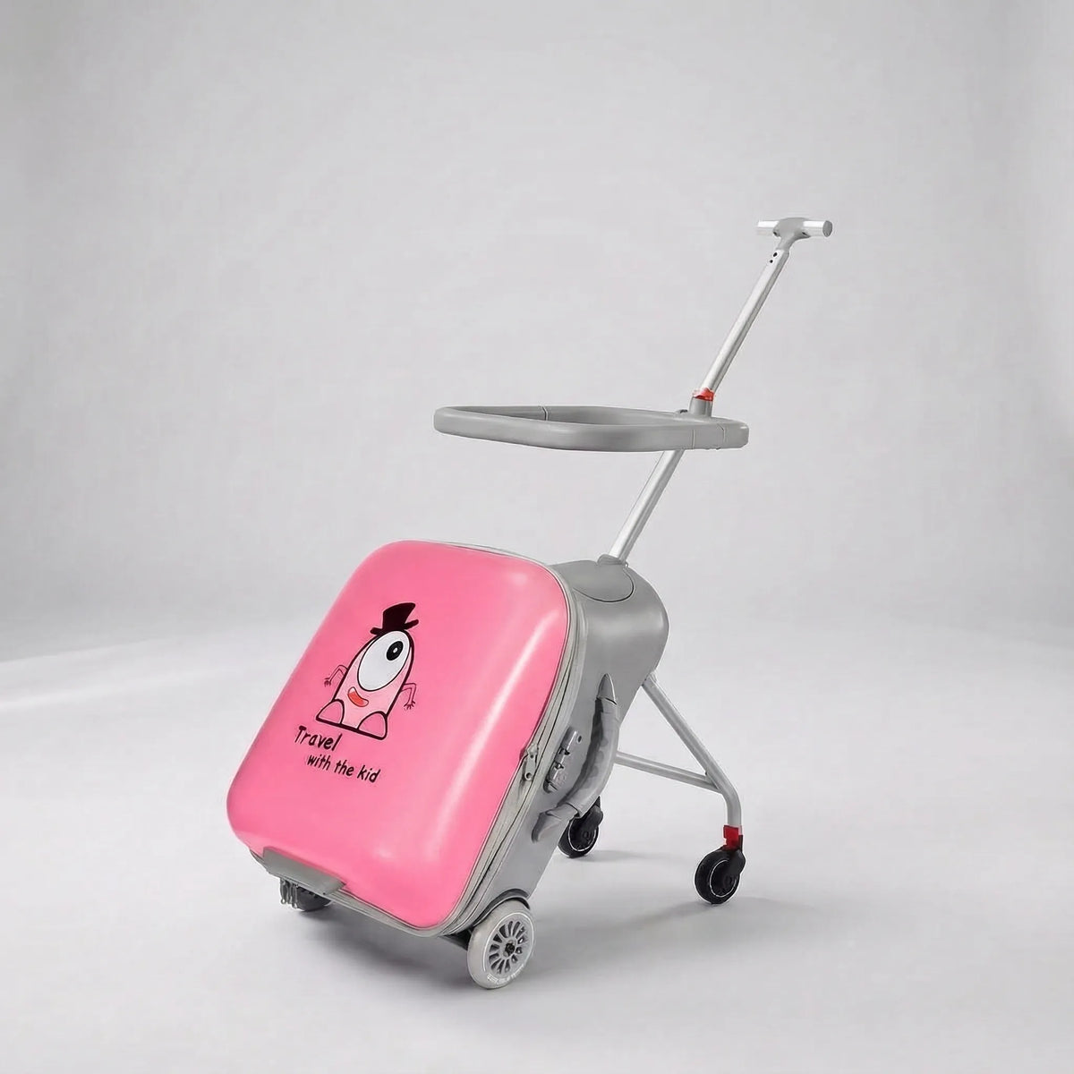 Rideable Child Luggage with Seat - Trollikot