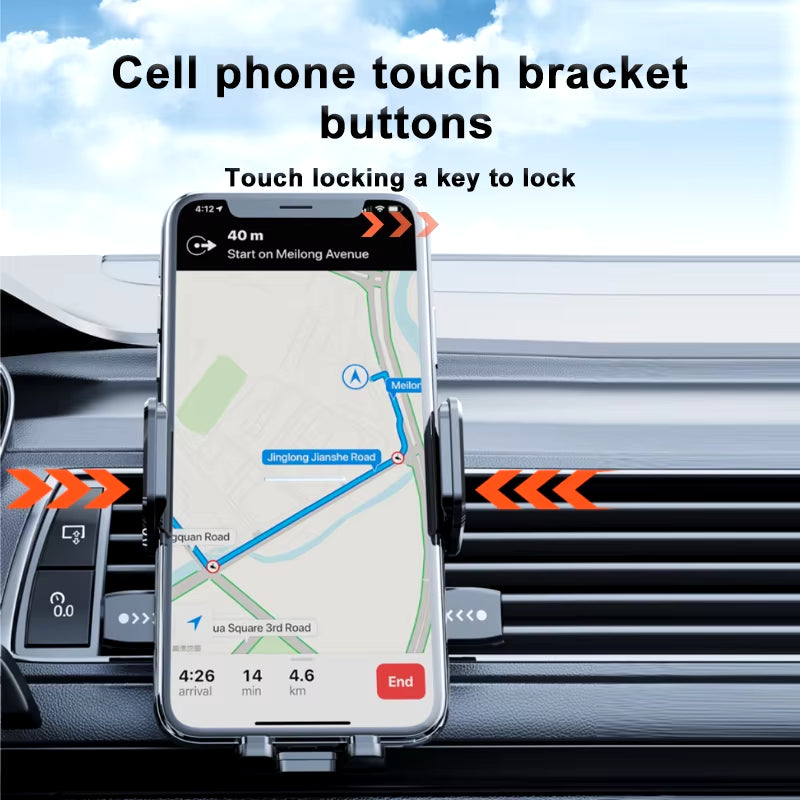 Universal Car Dashboard Phone Mount - Versatile Stand for GPS Navigation & Hands-Free Use
