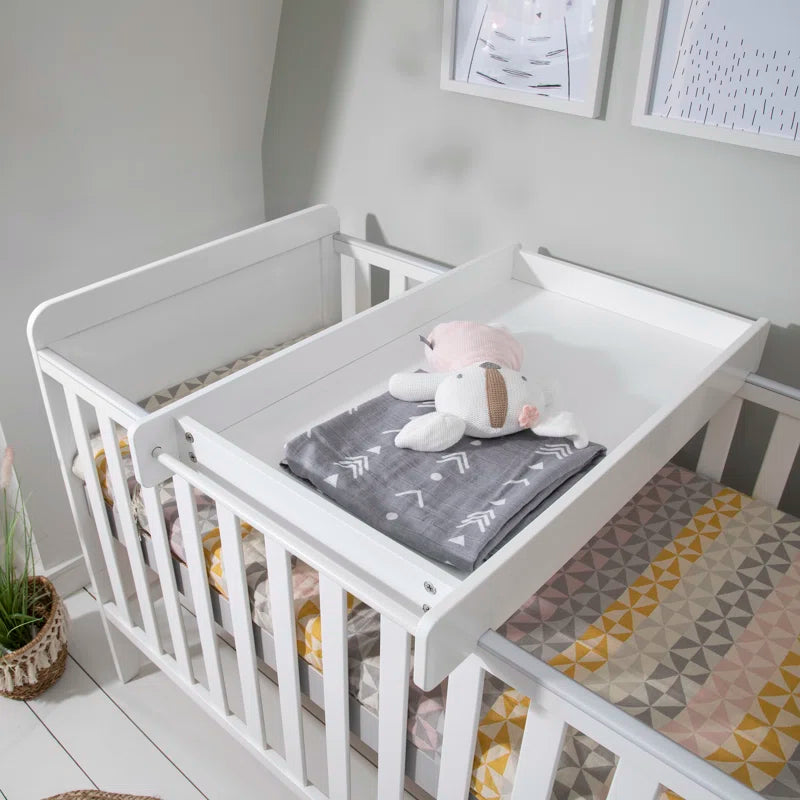 Rio Cot Bed with Mattress and Cot Top Changer