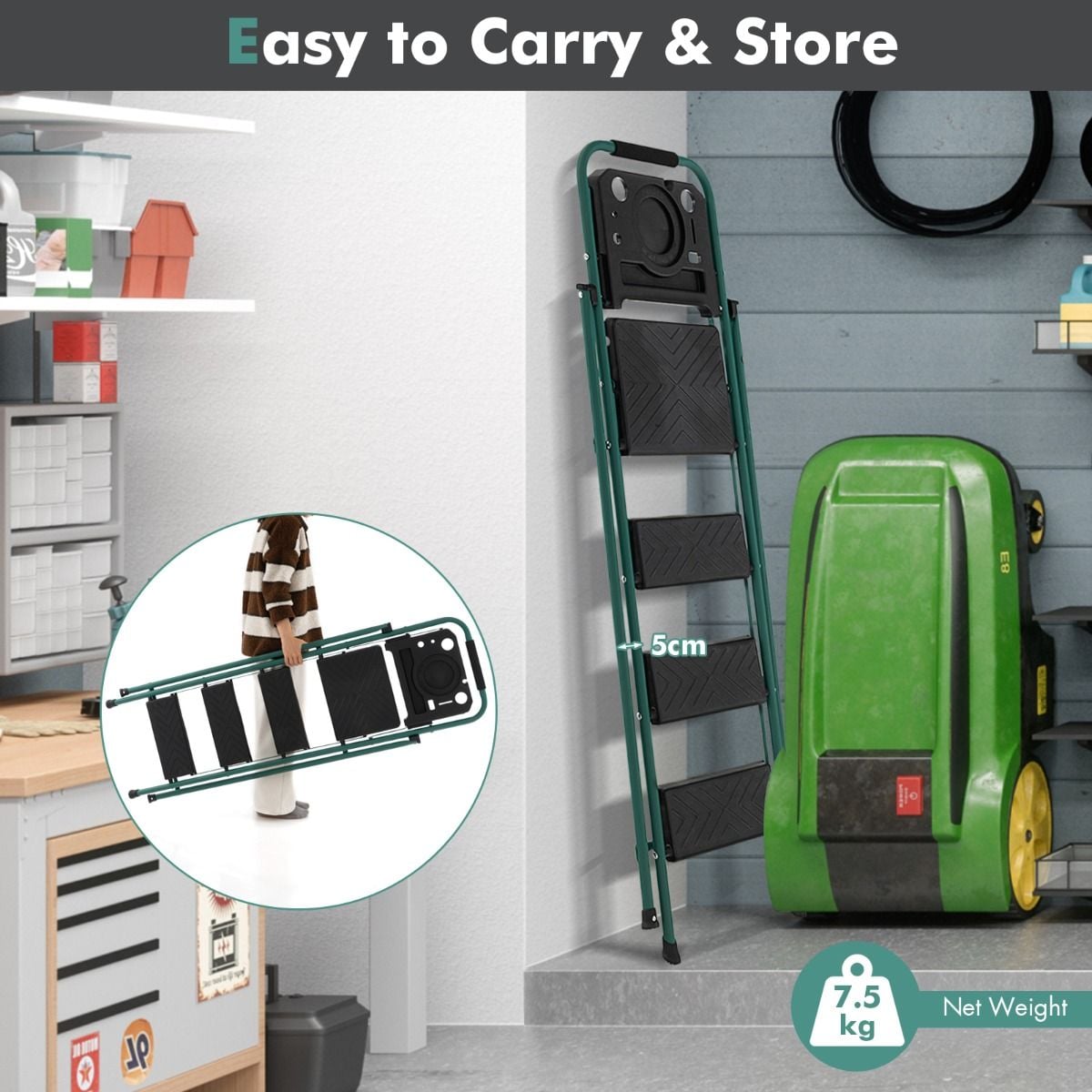 4-Step Folding Step Ladder