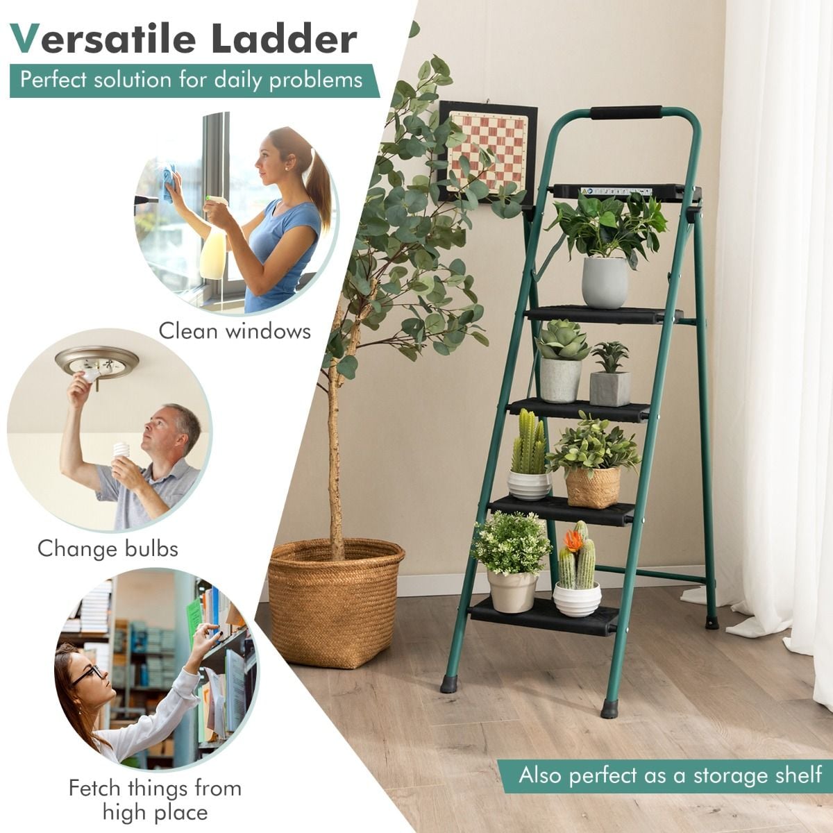 4-Step Folding Step Ladder